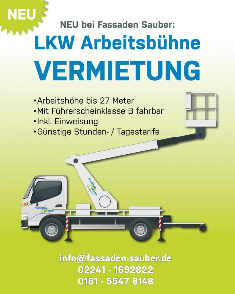 LKW Arbeitsbühnen Vermietung Köln Bonn