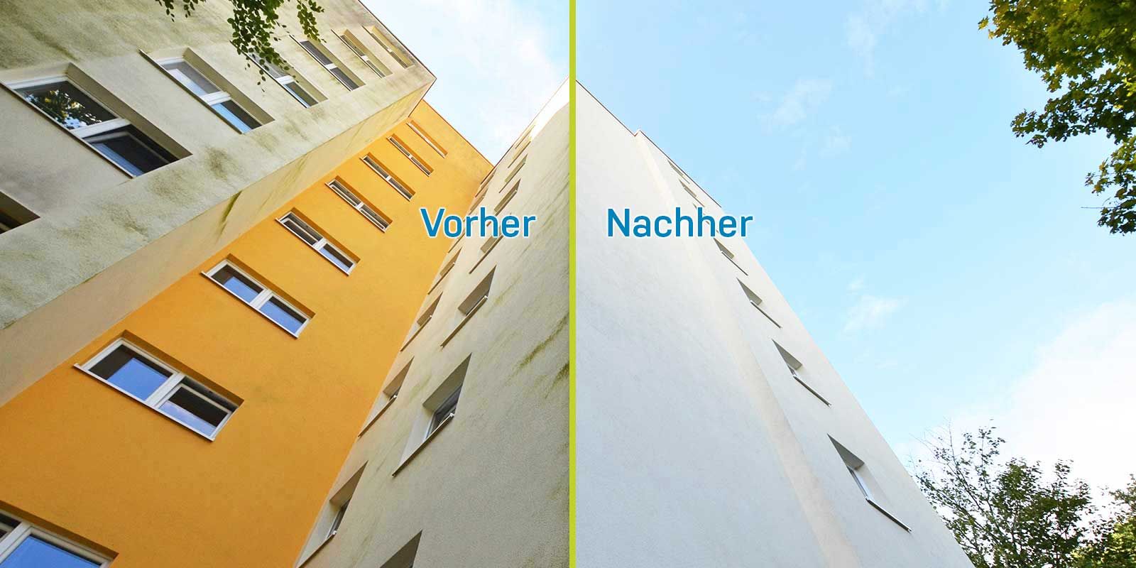 Professionelle Fassadenreinigung NRW